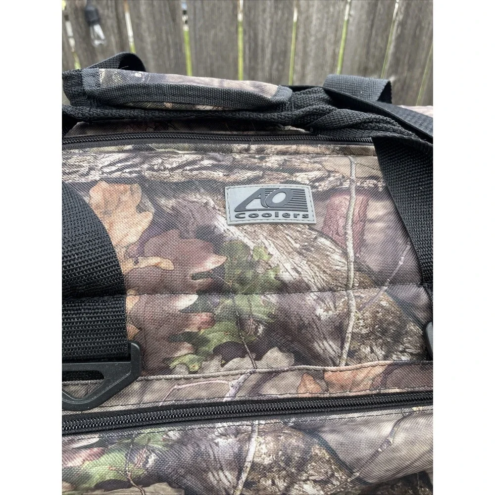 AO Coolers Canvas Insulated Bag Soft Sided 24 Can Camo Mossy Oak 26